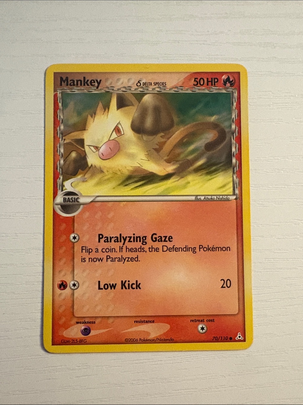 Mankey δ #70/110